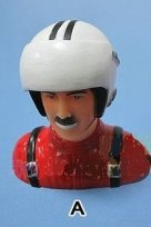 Pilotgubbe 1/6 Röd