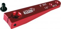 KUZA Hevy Duty Servoarm alu 1,5" Röd 25T Futaba