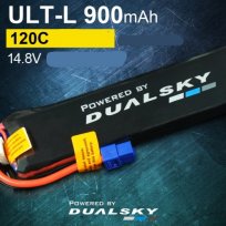 Dualsky 4S 14,8V 900mAh ULT 120C Long