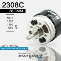 Dualsky ECO 2308C V2 KV:1800 47gr (2-3S)