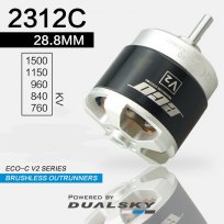 Dualsky ECO 2312C V2 KV:1150 55gr (2-3S)