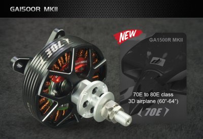 Dualsky GA2000R.7 MKII KV:465, 384gr (5-6S)