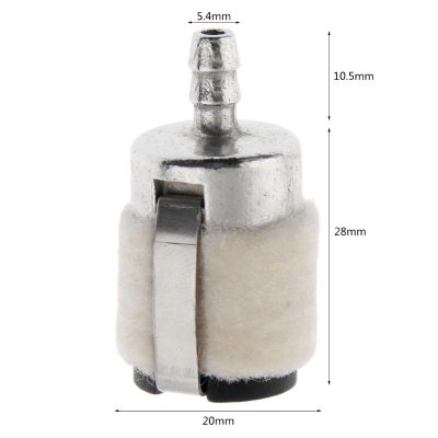 Tankfilter för bensin i filt 