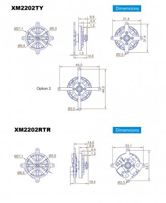 Dualsky XM2202RTR-24 KV:1700 (2S)