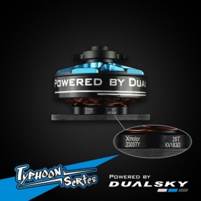 Dualsky Typhoon XM2305TY-31 28gr KV:1550 (2-3S)