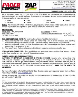 ZAP CA-lim tunn 28gram