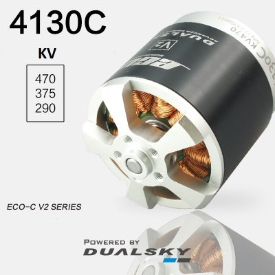 Dualsky ECO 4130C V2 KV:470 380gr (6S)