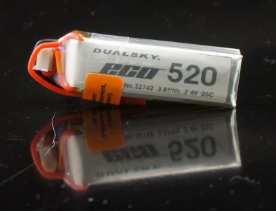 Dualsky 2S 7.4V 520mAh ECO 25C/5C
