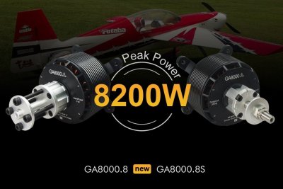 Dualsky GA8000.8 V2 KV:160, 1140gr (12-14S)