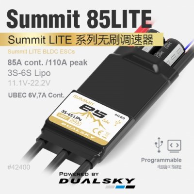 Dualsky SUMMIT 85A Lite 3-6S UBEC 6,0V 7A