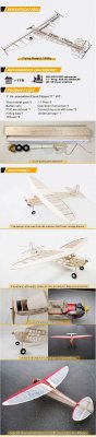 CLOUD CLIPPER 1800MM Wooden Kit
