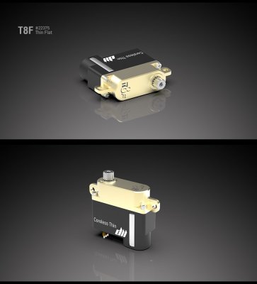 Dualsky T8F Digitalt, 8,4V, 3,0kg, 10,6 gram