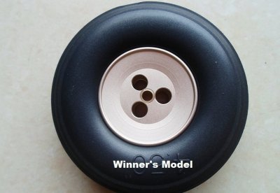 Gummihjul med aluminiumfälgfälg