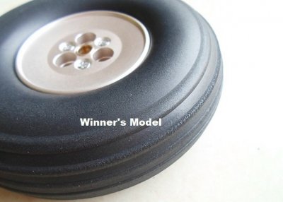 Gummihjul med aluminiumfälgfälg