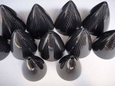 Kolfiberspinner för bränslemotor