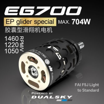 Dualsky EG700.12, KV1220, 86gr