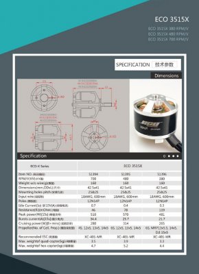 ECO 3515X KV:700 160gram (4S)