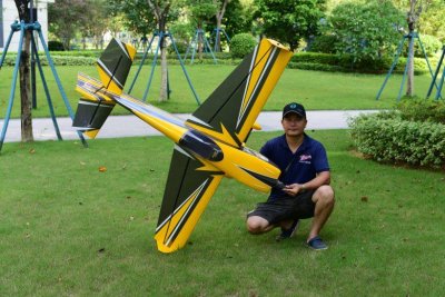 Skywing Edge ARF 20CC/ 90E 67" Gul-Svart