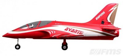 FMS Avanti PNP 70mm 6S Röd