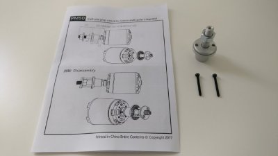 Smart propeller adapter för 5mm axel med integrerad avdragare