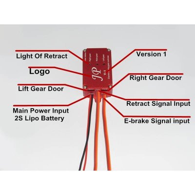 JP ER-120 V1 HV kontrollbox för landställ, luckor och bromsar