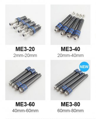 Motor distanser M3 V2 justerbara 2-20mm
