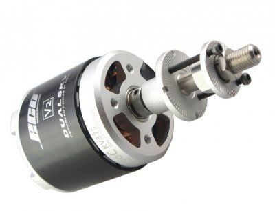 Smart propeller adapter för 5mm axel med integrerad avdragare