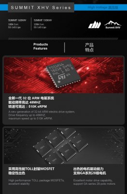 Dualsky SUMMIT 130XHV 5-14S Opto med Telemetri (Futaba/Jeti) SBus2,EXBus,SRXL2