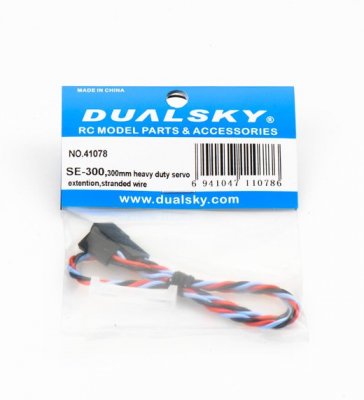 Dualsky Heavy Duty tvinnad servokabel