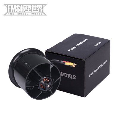 FMS EDF 70mm 12 blad V2 inkl motor 6S