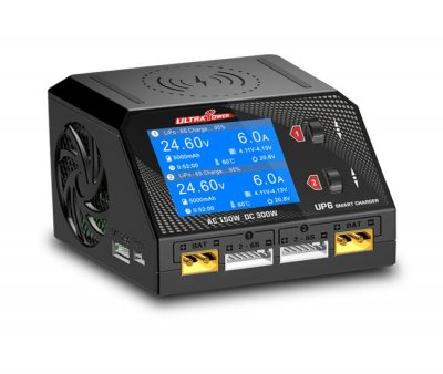 Ultra Power UP6 400W 10A Dual Channel AC/DC Charger